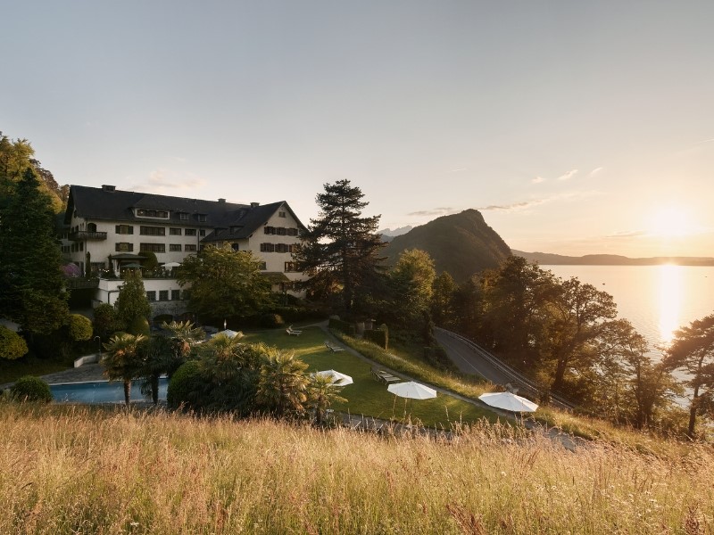 See- und Seminarhotel FloraAlpina - Aussenansicht - Seminarhotelsschweiz - MICE Service Group