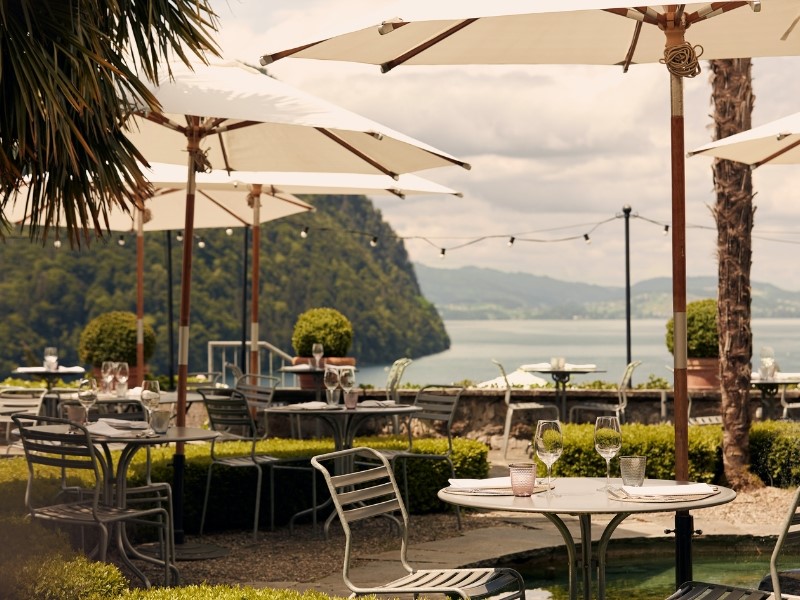 See- und Seminarhotel FloraAlpina - Terrasse - Seminarhotelsschweiz - MICE Service Group