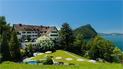 See- und Seminarhotel FloraAlpina - Aussenansicht - Seminarhotelsschweiz - MICE Service Group
